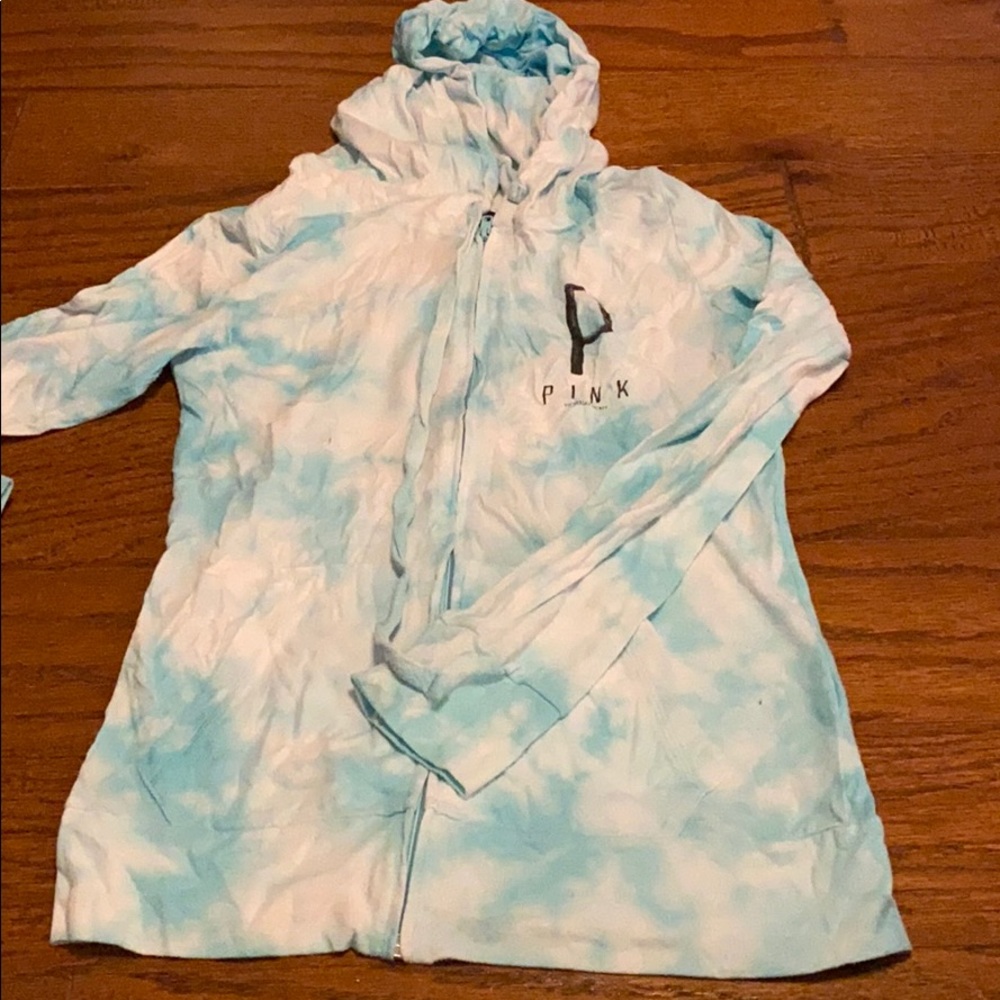 Pink zip up hoody